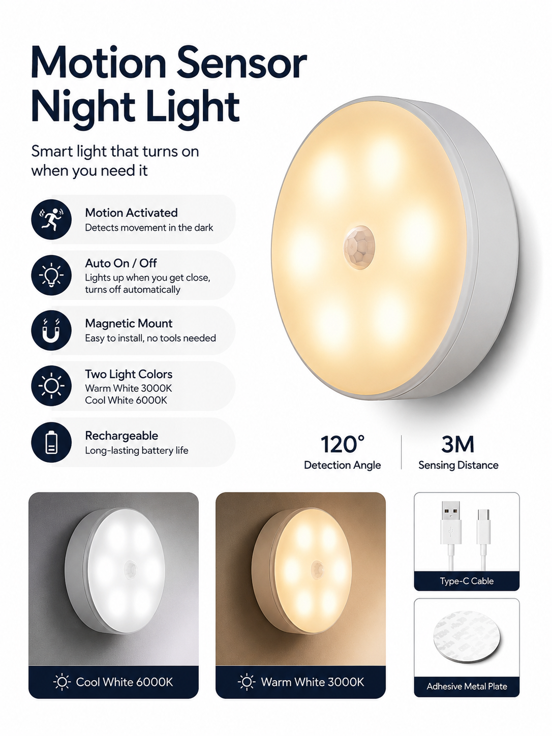 GlowSense™ Motion Light